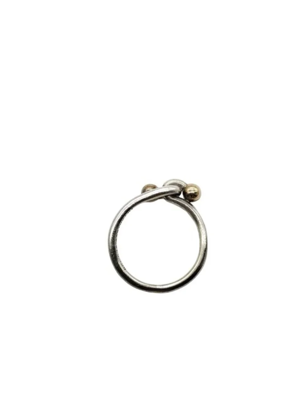 Tiffany & Co Ring Double Eye Silver Gold
